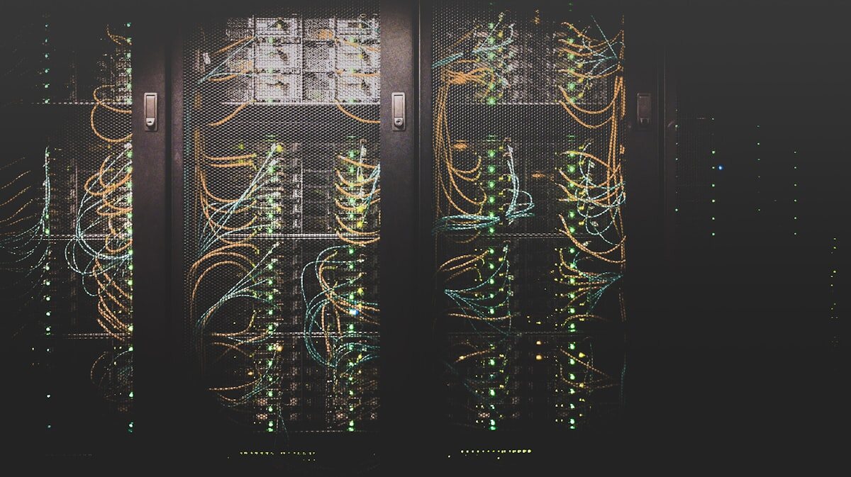 WebClub NVMe data center with high-speed server racks