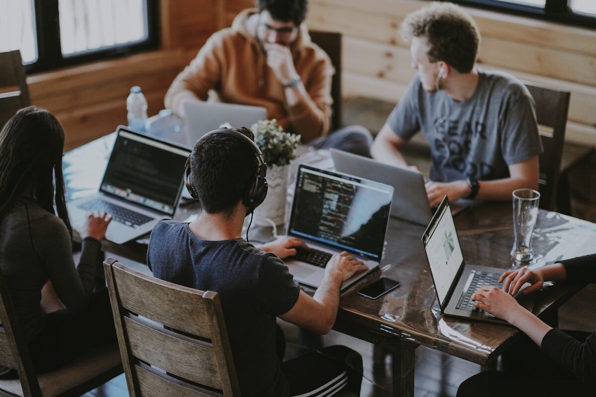 The WebClub team collaborating